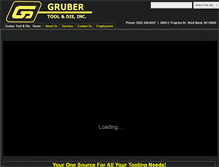 Tablet Screenshot of grubertool.com